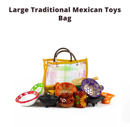 Large traditional Mexican toys bag