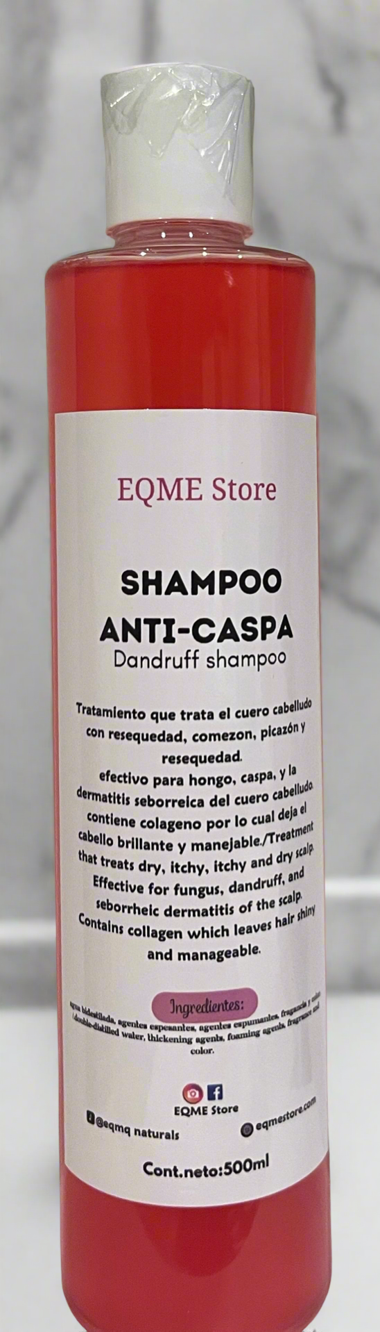 Natural anti-dandruff shampoo