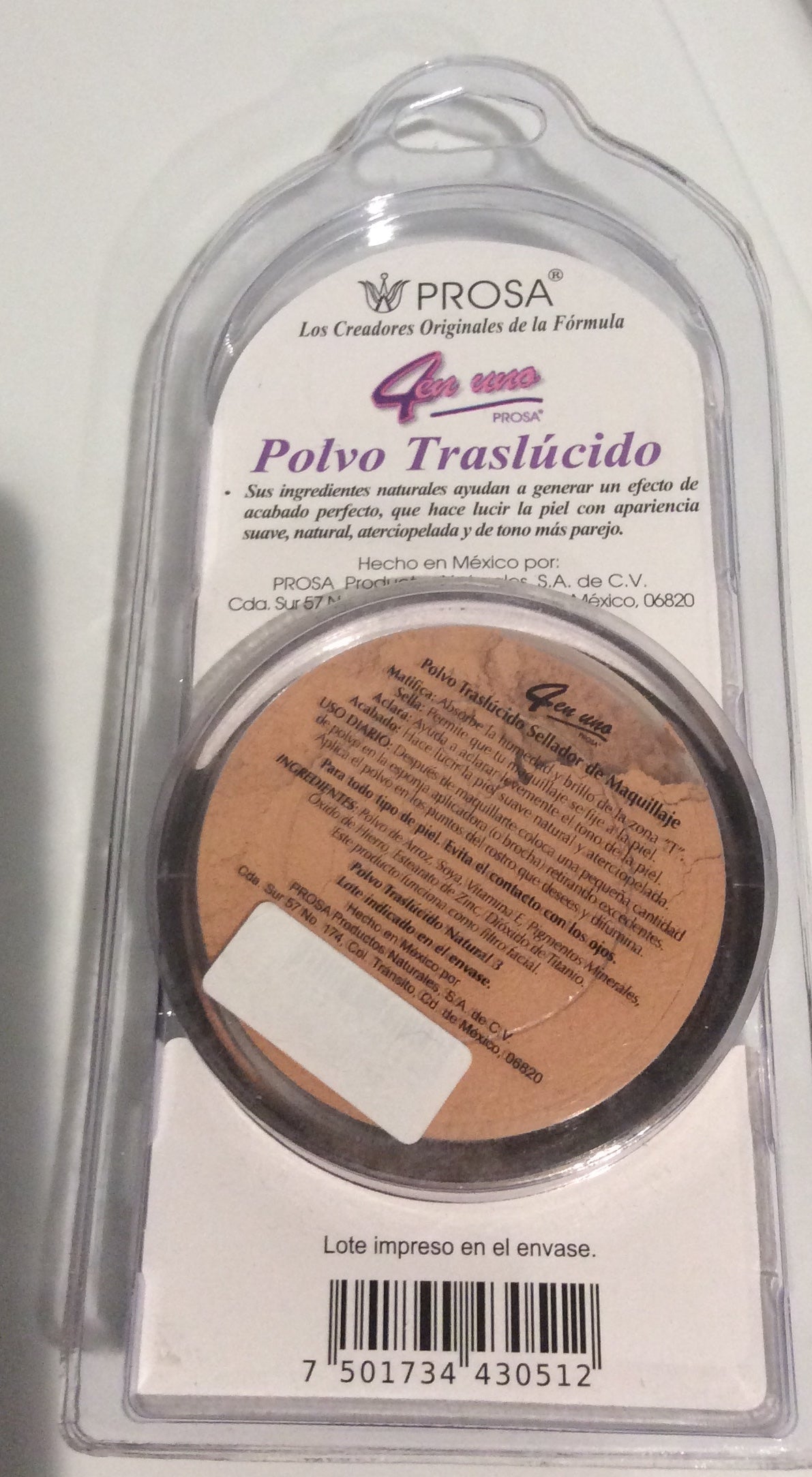 PROSA Natural translucent powder 2