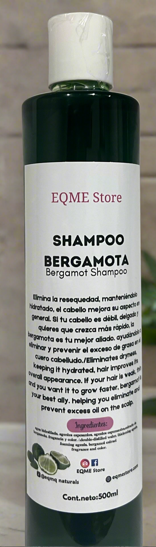 Natural bergamot shampoo