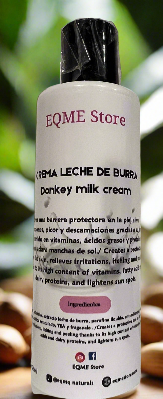 Donkey milk body cream