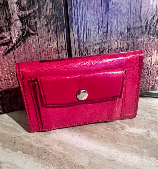 Leather wallet for women