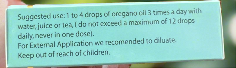 Oregano oil