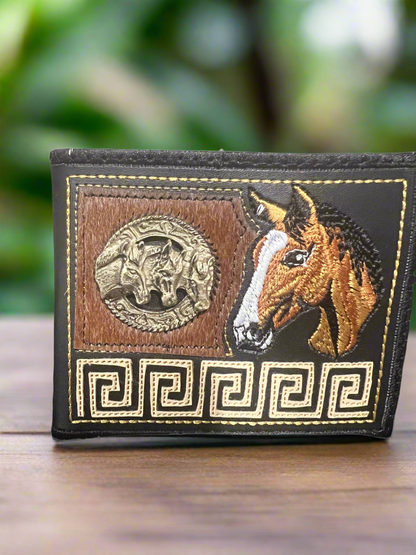 Exotic leather wallet for men