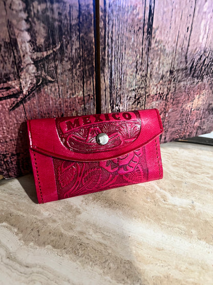 Leather wallet for women