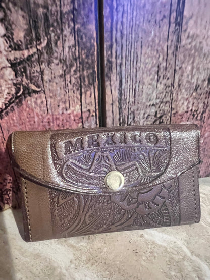 Leather wallet for women