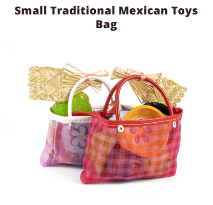 Small traditional Mexican toys bag