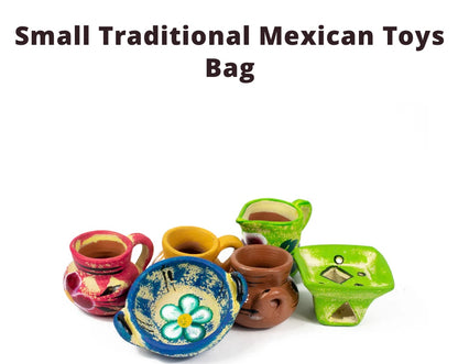 Small traditional Mexican toys bag