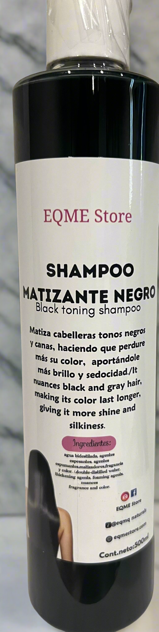 Shampoo matizante negro/ Black toning shampoo