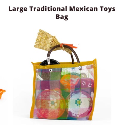 Large traditional Mexican toys bag