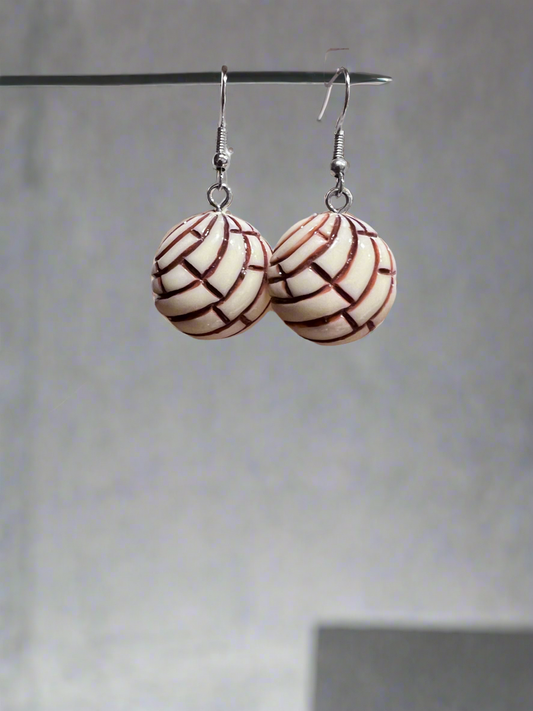 Handmade sweet bread style earrings